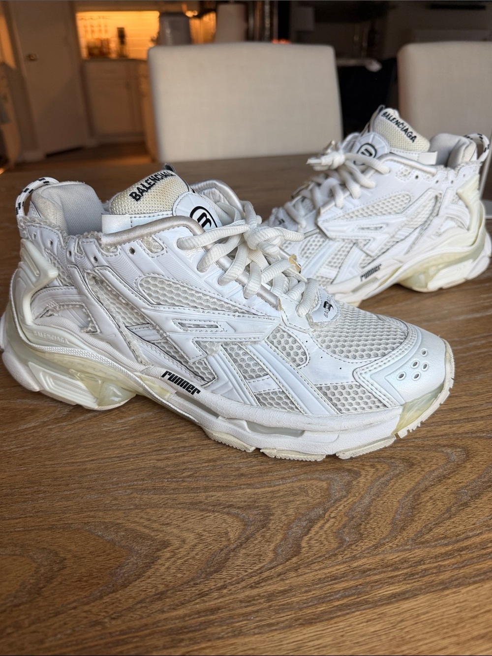 Balenciaga White Runner